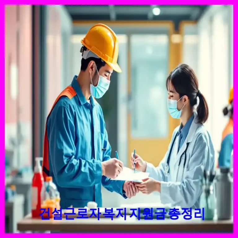 건설근로자 복지 지원금 총정리