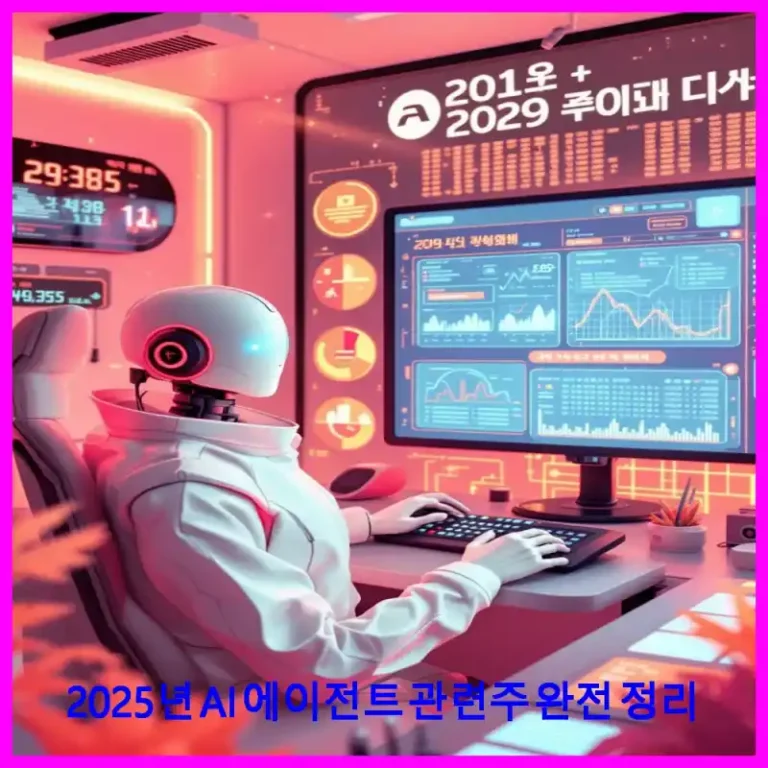 2025년 AI 에이전트 관련주 완전 정리