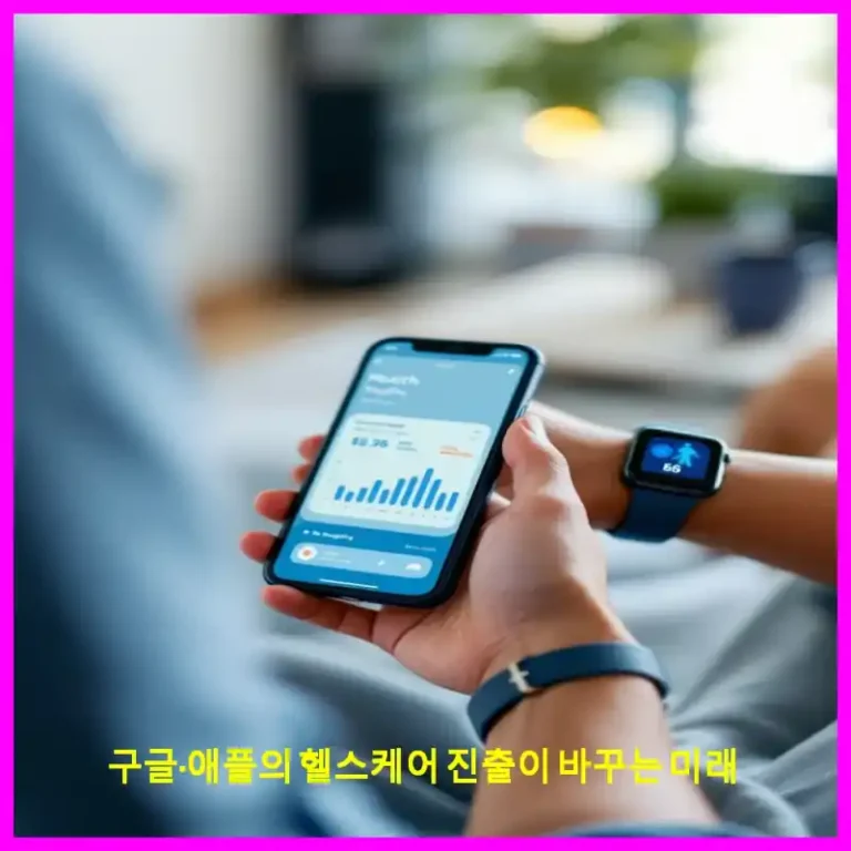 구글·애플의 헬스케어 진출이 바꾸는 미래