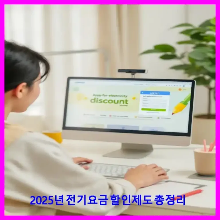 2025년 전기요금 할인제도 총정리