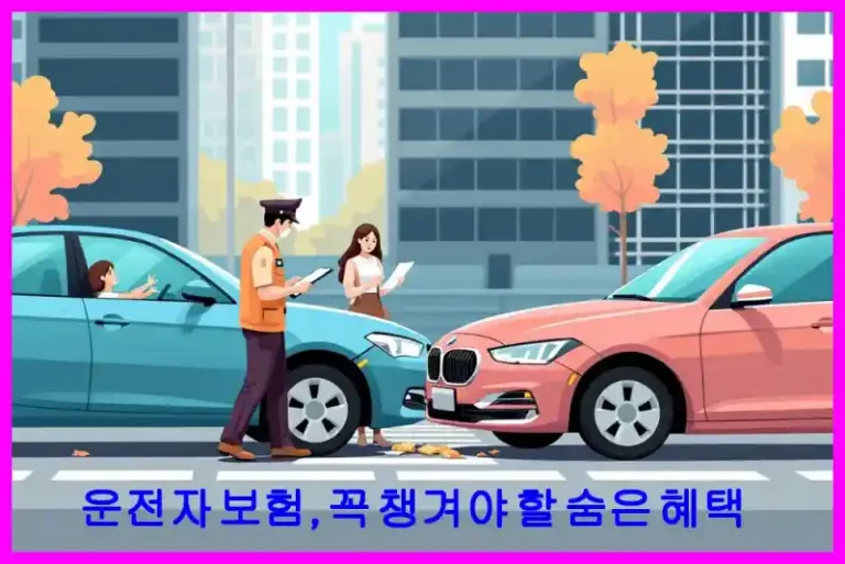 운전자 보험, 꼭 챙겨야 할 숨은 혜택