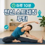 하루 10분 전신 스트레칭 루틴