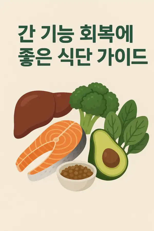 간 기능 회복에 좋은 식단 가이드