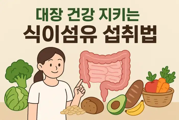 대장 건강 지키는 식이섬유 섭취법