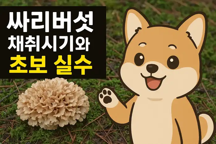 싸리버섯 채취시기와 초보 실수