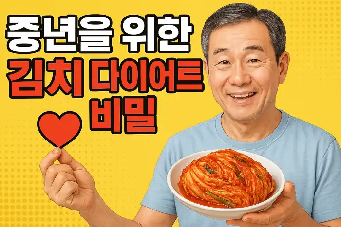 중년을 위한 김치 다이어트의 비밀