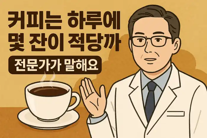 커피는 하루에 몇 잔이 적당할까? 전문가가 말해요
