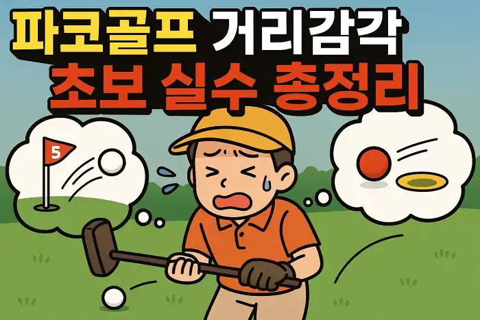 파크골프 거리 감각 초보 실수 총정리