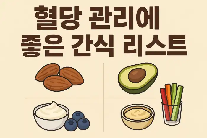혈당 관리에 좋은 간식 리스트 정리