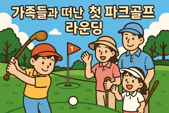 가족들과 떠난 첫 파크골프 라운딩 이야기