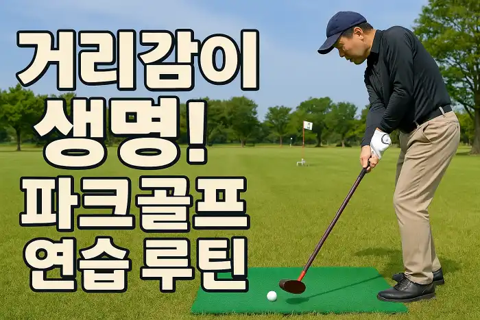 거리감이 생명! 파크골프 연습 루틴