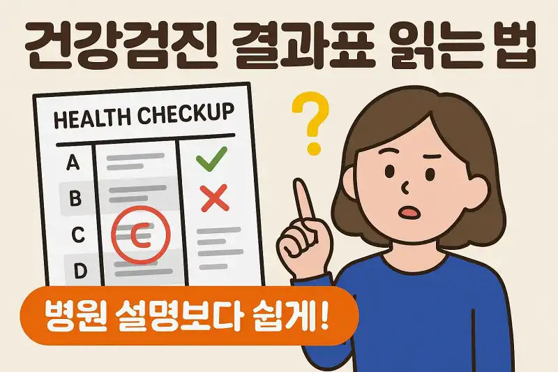 건강검진 결과표 읽는 법, 병원 설명보다 쉽게!
