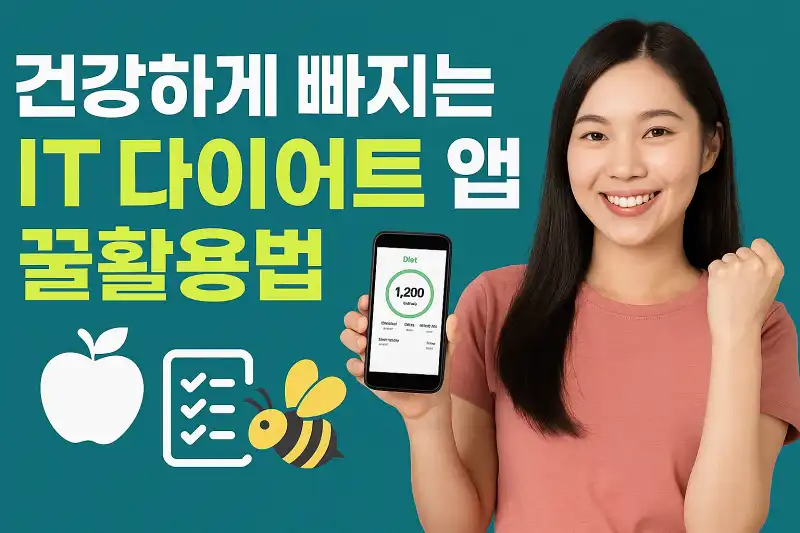건강하게 빠지는 IT 다이어트 앱 꿀활용법