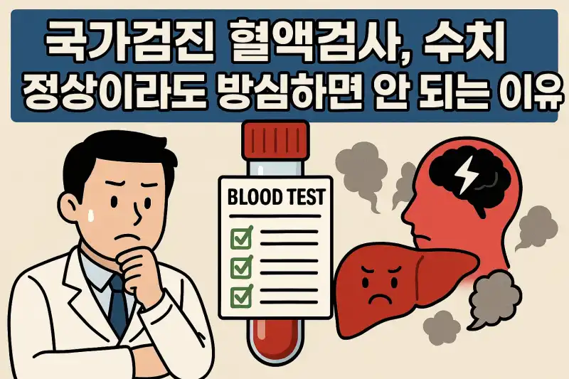 국가검진 혈액검사, 수치 정상이라도 방심하면 안 되는 이유