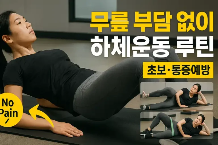 무릎운동, 하체운동, 폼롤러, 무릎보호대, 운동루틴, 무릎통증, 관절운동, 홈트레이닝, 하체강화, 시니어운동,