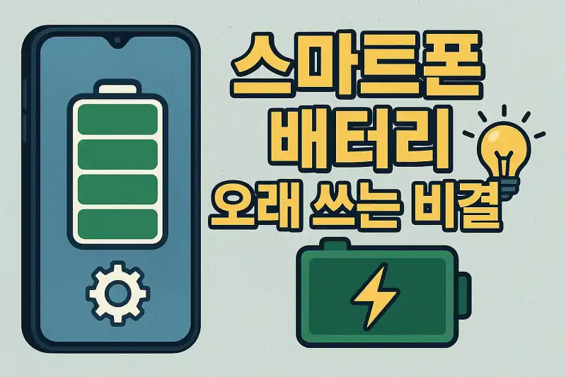 스마트폰 배터리 오래 쓰는 비결