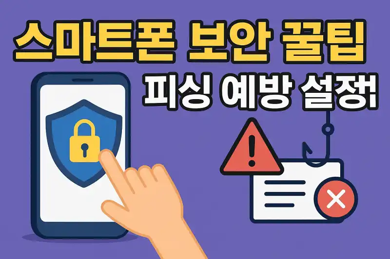 스마트폰 보안 꿀팁과 피싱 예방 설정법