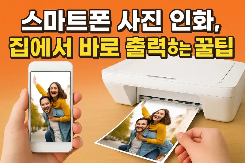 스마트폰 사진 인화, 집에서 바로 출력하는 꿀팁!