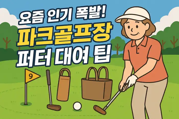 요즘 인기 폭발! 파크골프장과 퍼터 대여 팁