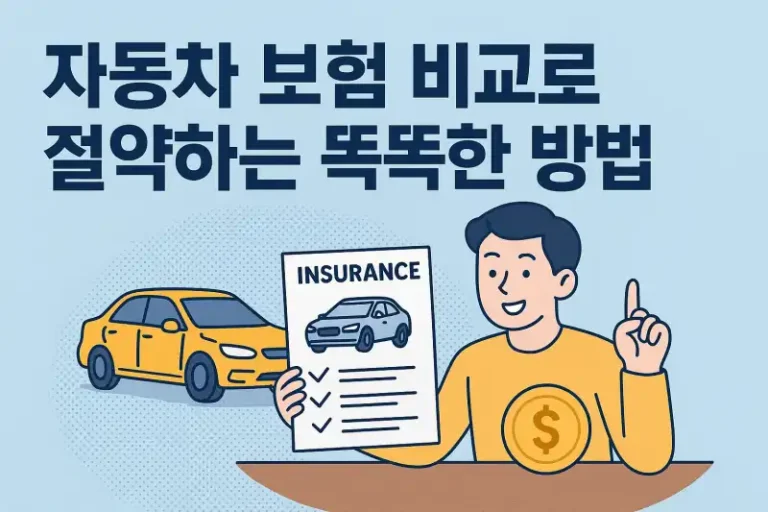자동차 보험 비교로 절약하는 똑똑한 방법