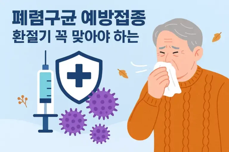 폐렴구균 예방접종, 환절기 꼭 맞아야 하는 이유