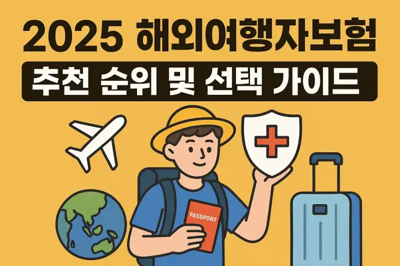 2025 해외여행자보험 추천 순위와 선택 가이드
