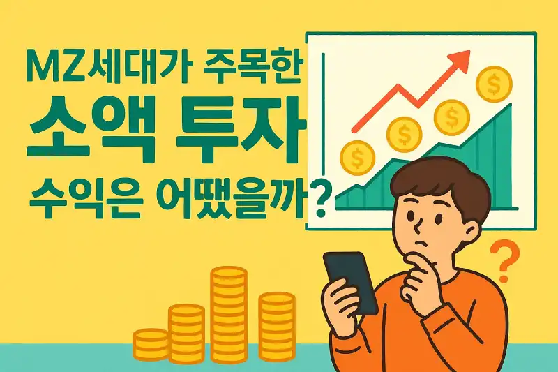 MZ세대가 주목한 소액 투자, 수익은 어땠을까?