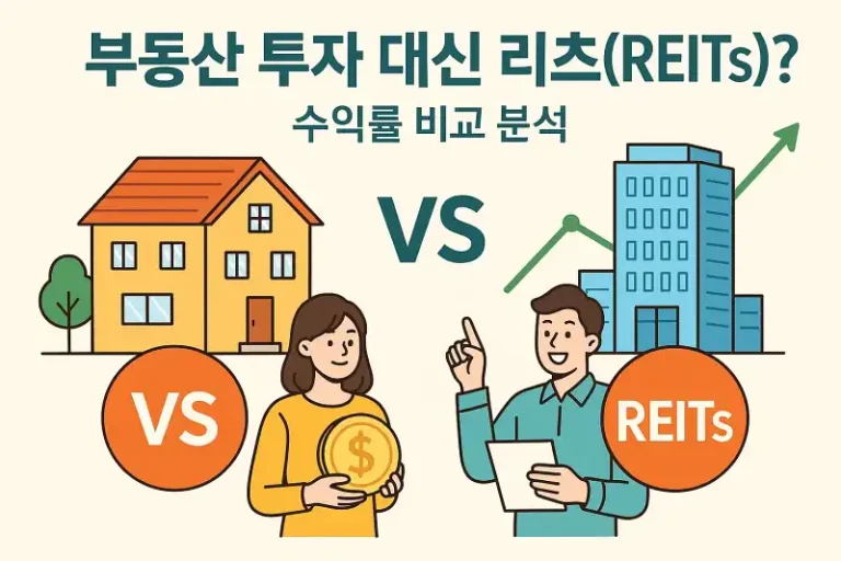 부동산 투자 대신 리츠(REITs)? 수익률 비교 분석