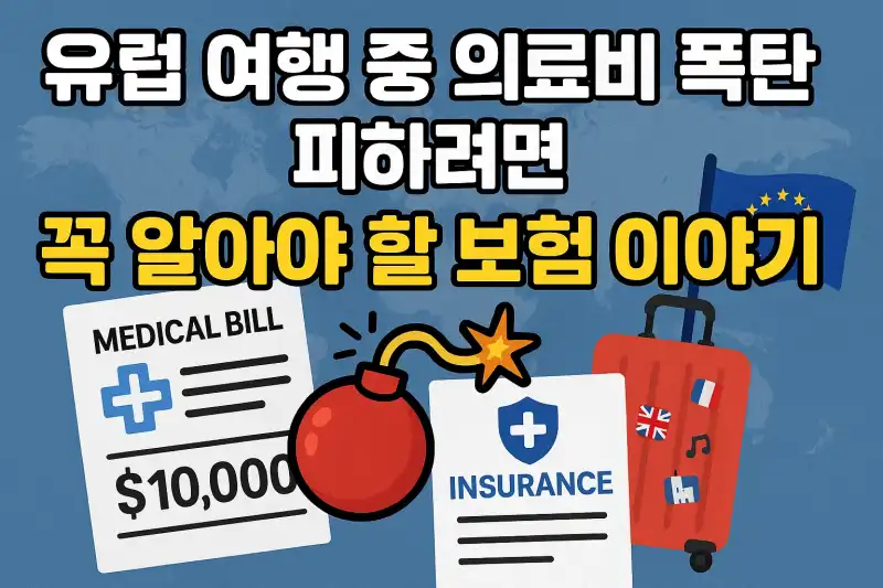 유럽 여행 중 의료비 폭탄 피하려면 꼭 알아야 할 보험 이야기