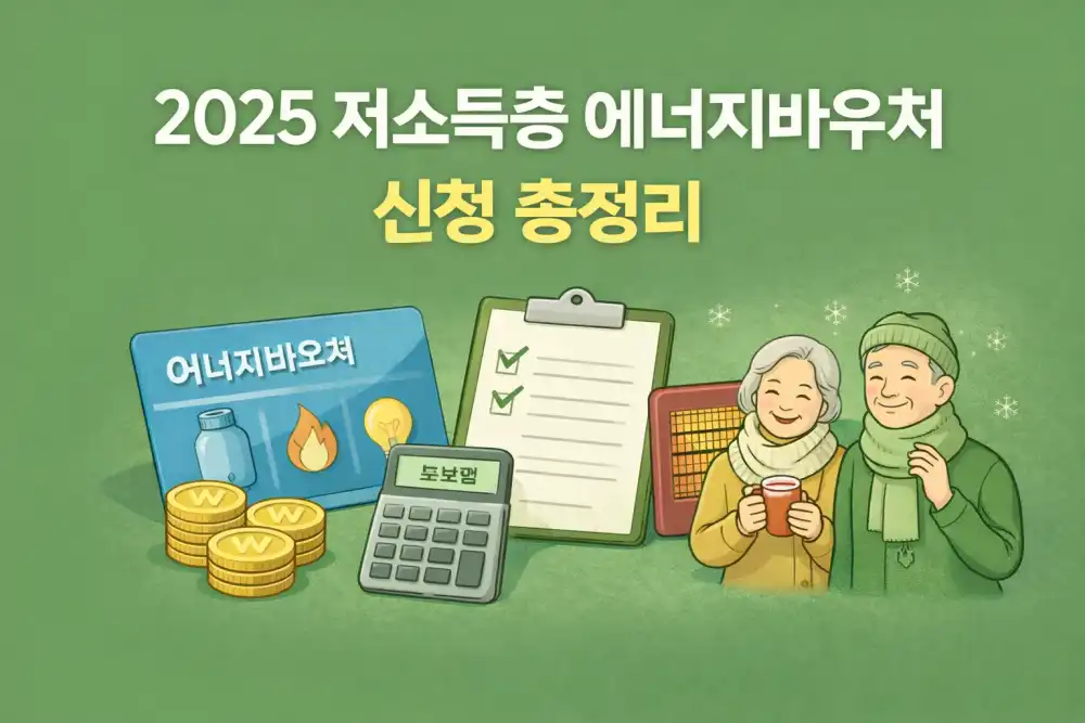 2025 저소득층 에너지바우처 신청 총정리