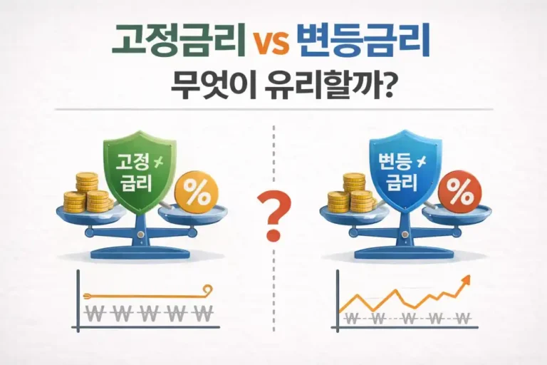 고정금리 vs 변동금리, 무엇이 유리할까?