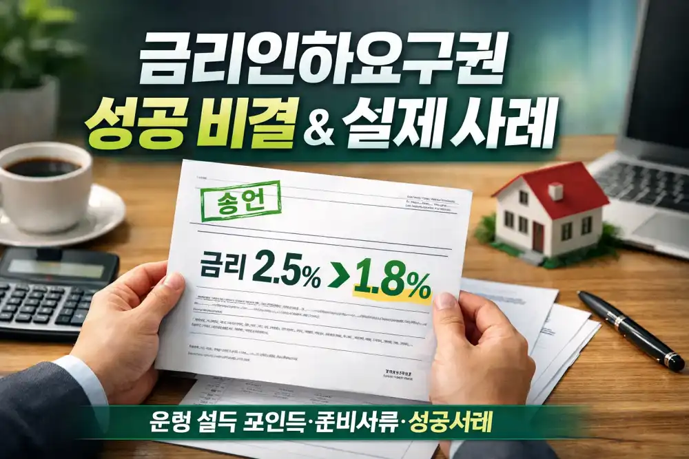 금리인하요구권 성공하는 비결과 실제 사례