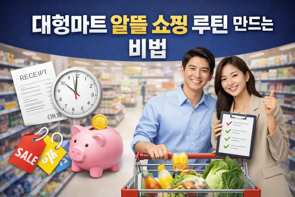 대형마트 알뜰 쇼핑 루틴 만드는 비법