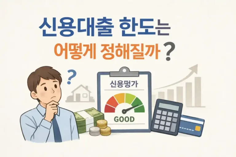 신용대출 한도는 어떻게 정해질까?