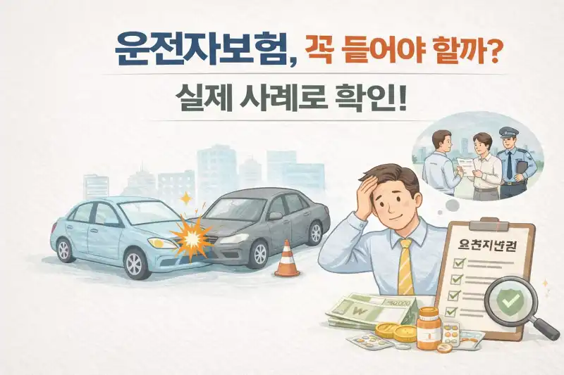 운전자보험, 꼭 들어야 할까? 실제 사례로 확인!