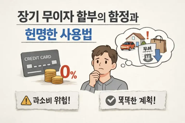 장기 무이자 할부의 함정과 현명한 사용법
