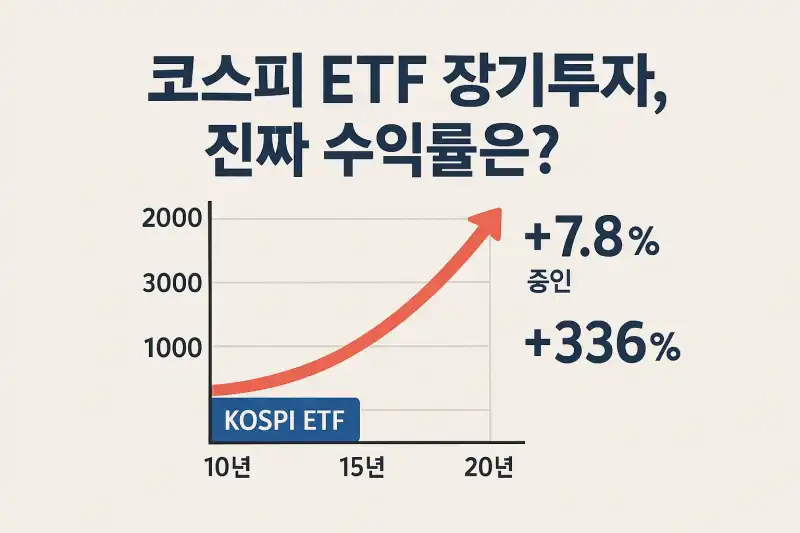 코스피 ETF 장기투자, 진짜 수익률은?
