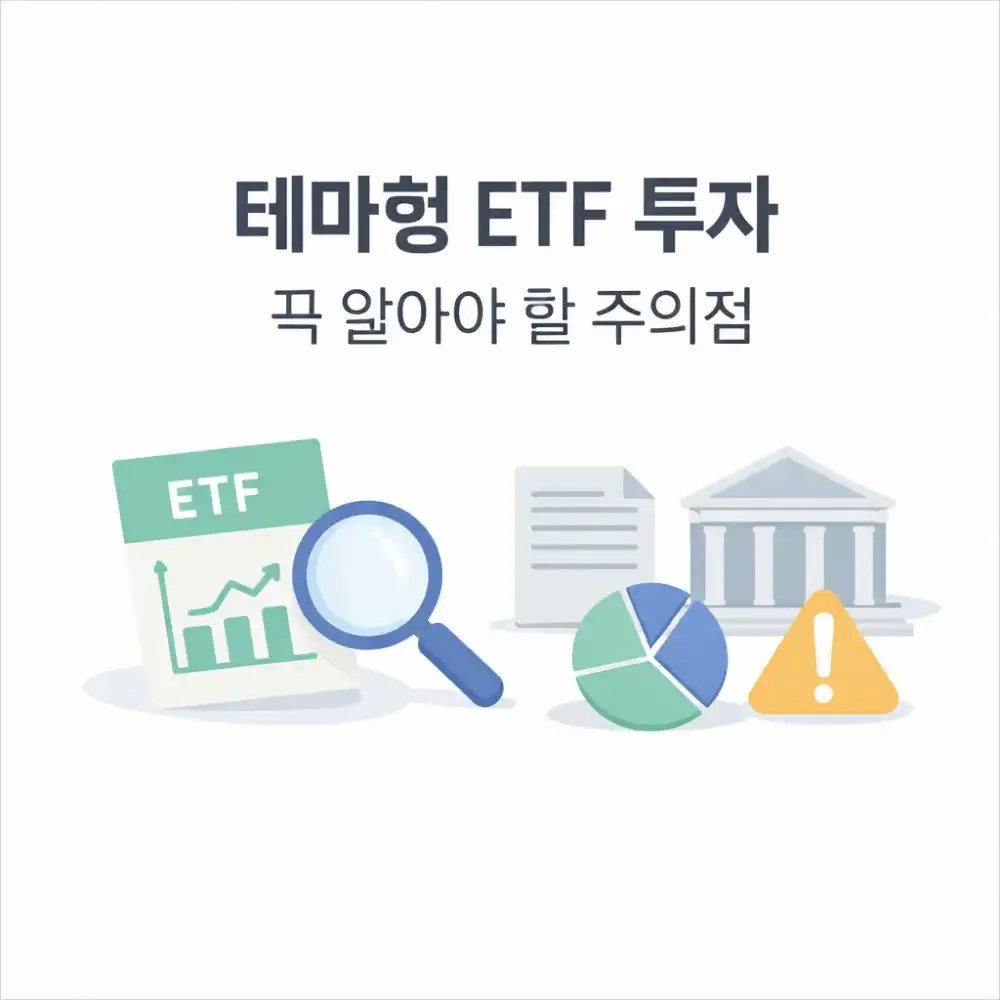 테마형 ETF 투자 시 꼭 알아야 할 주의점