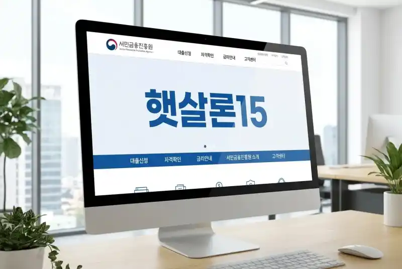 서민금융진흥원 홈페이지