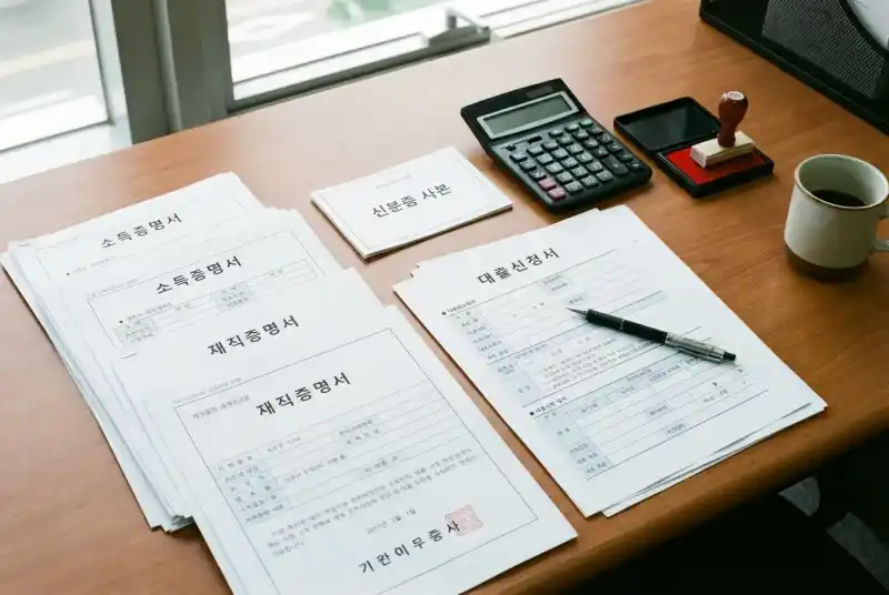 대출 서류 준비