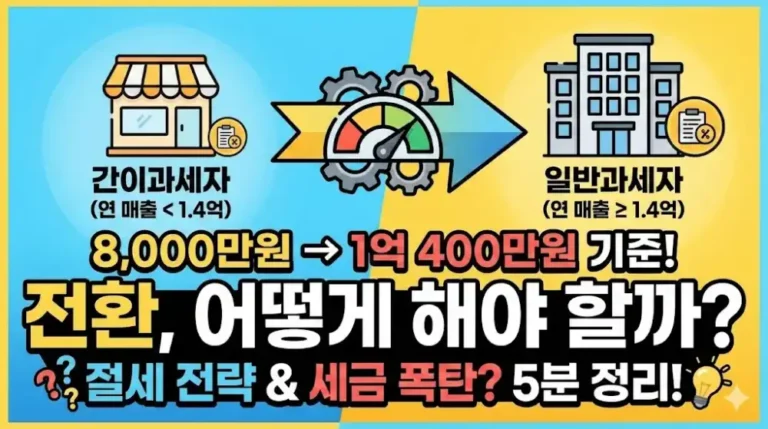 간이과세자 vs 일반과세자 전환 기준