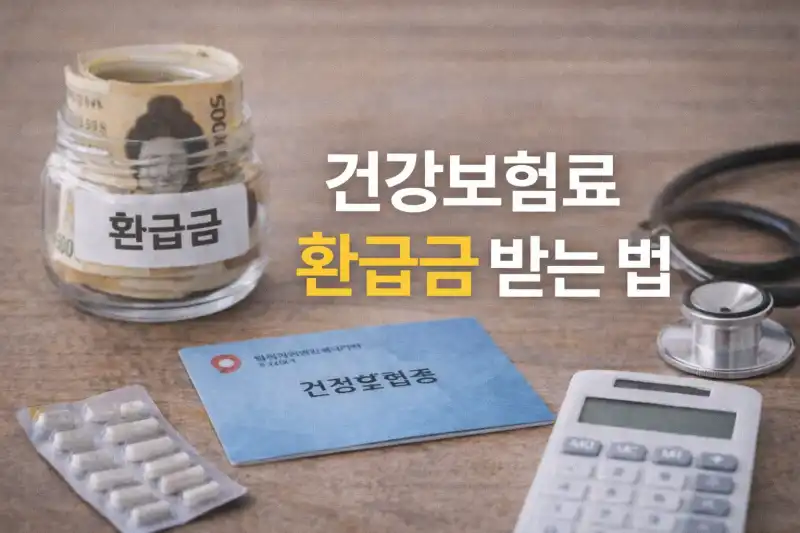 건강보험료 환급금 받는 법
