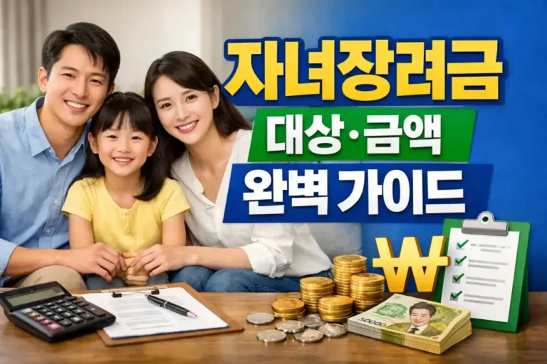 자녀장려금 대상·금액 완벽 가이드