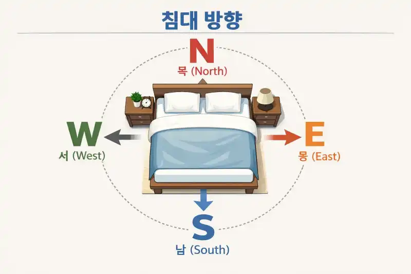 침대 방향 잘못두면 잠이 안온다? 풍수 꿀팁