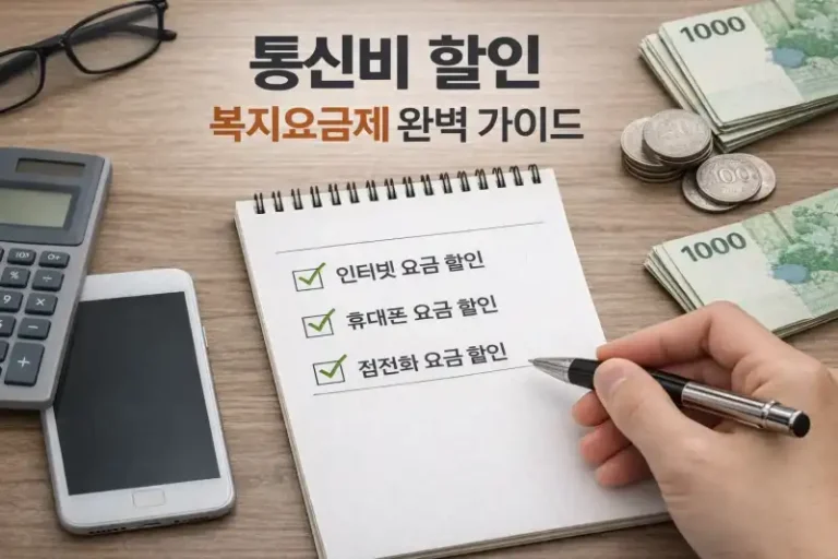 통신비 할인 복지요금제 완벽 가이드