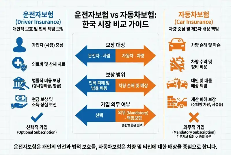 운전자보험 꼭 필요할까? 후회 없는 선택 가이드