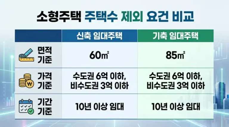 소형주택 주택수 제외 요건 완벽 정리