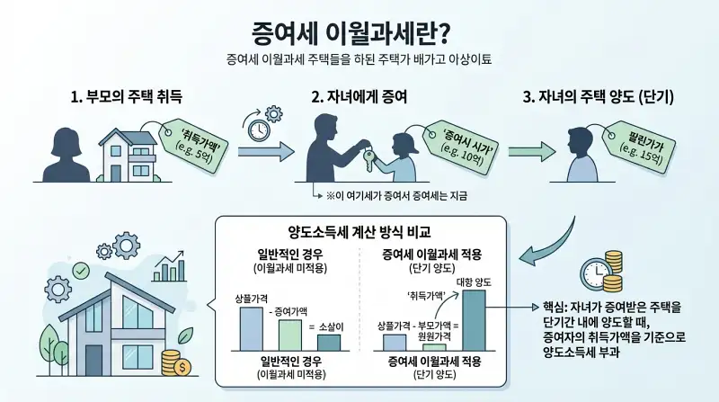 이월과세 개념도
