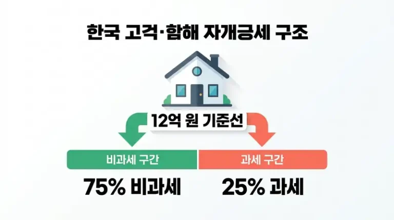 12억 원 기준 과세 구조도