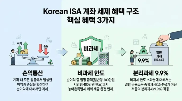 ISA 3대 절세 구조